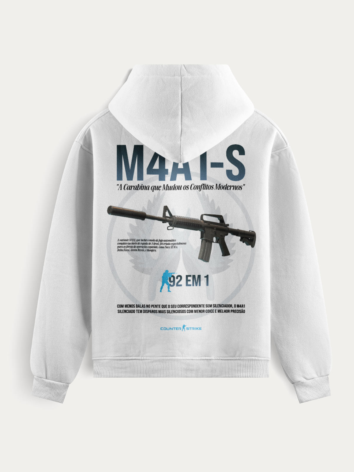 Moletom M4A1-S CS II - 92 em 1 Single